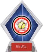 Awards All-Star Softball Blue Diamond Ice Trophy