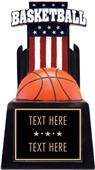 Hasty Awards 13" & 15" Patriot Basketball Resin