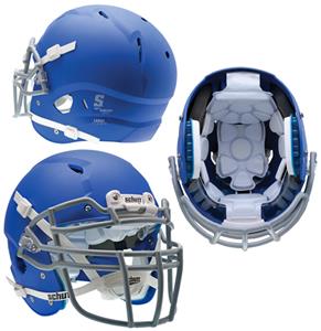 Schutt Sports Vengeance Youth Facemask - Carbon Steel Traditional Guard For Vengeance Football Helmets (Navy Blue)