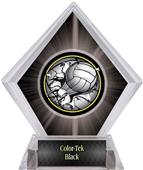Award Bust-Out Volleyball Black Diamond Ice Trophy