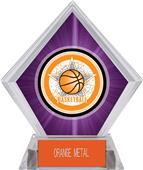 All-Star Basketball Purple Diamond Ice Trophy