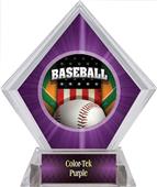 Awards Patriot Baseball Purple Diamond Ice Trophy Awards Patriot Baseball Purple Diamond Ice Trophy