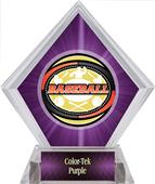 Awards Classic Baseball Purple Diamond Ice Trophy Awards Classic Baseball Purple Diamond Ice Trophy