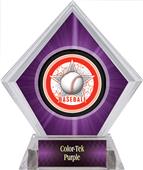 Awards All-Star Baseball Purple Diamond Ice Trophy