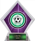 Awards All-Star Soccer Purple Diamond Ice Trophy