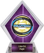Award Classic Volleyball Purple Diamond Ice Trophy Award Classic Volleyball Purple Diamond Ice Trophy