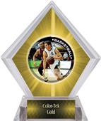 P.R. Male Basketball Yellow Diamond Ice Trophy P.R. Male Basketball Yellow Diamond Ice Trophy