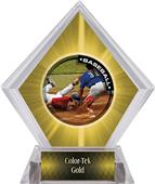Awards P.R.2 Baseball Yellow Diamond Ice Trophy