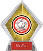 Awards All-Star Baseball Yellow Diamond Ice Trophy