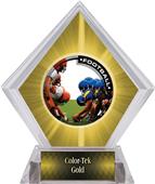 Awards PR1 Football Yellow Diamond Ice Trophy Awards PR1 Football Yellow Diamond Ice Trophy