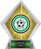 Awards All-Star Soccer Yellow Diamond Ice Trophy