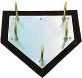 Jaypro Major League Home Plate With 5 Spikes