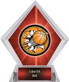 Bust-Out Basketball Red Diamond Ice Trophy Bust-Out Basketball Red Diamond Ice Trophy