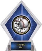 Awards Bust-Out Baseball Blue Diamond Ice Trophy Awards Bust-Out Baseball Blue Diamond Ice Trophy