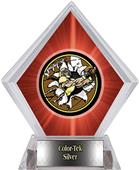 Awards Bust-Out Football Red Diamond Ice Trophy Awards Bust-Out Football Red Diamond Ice Trophy