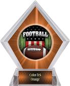 Awards Patriot Football Orange Diamond Ice Trophy Awards Patriot Football Orange Diamond Ice Trophy