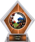 Awards PR1 Football Orange Diamond Ice Trophy Awards PR1 Football Orange Diamond Ice Trophy