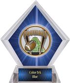 Awards ProSport Football Blue Diamond Ice Trophy Awards ProSport Football Blue Diamond Ice Trophy