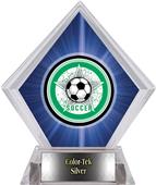 Awards All-Star Soccer Blue Diamond Ice Trophy