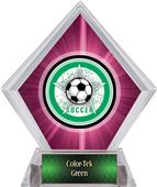 Awards All-Star Soccer Pink Diamond Ice Trophy
