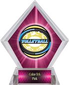 Award Classic Volleyball Pink Diamond Ice Trophy Award Classic Volleyball Pink Diamond Ice Trophy