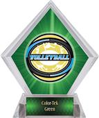 Award Classic Volleyball Green Diamond Ice Trophy Award Classic Volleyball Green Diamond Ice Trophy