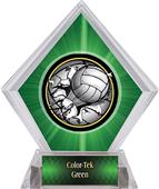 Bust-Out Volleyball Green Diamond Ice Trophy Bust-Out Volleyball Green Diamond Ice Trophy