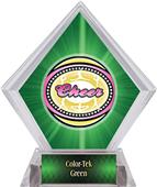 Awards Classic Cheer Green Diamond Ice Trophy