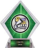 Hasty Awards Xtreme Cheer Green Diamond Ice Trophy