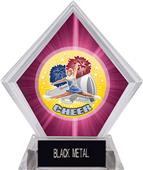Hasty Awards HD Cheer Pink Diamond Ice Trophy