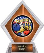 Awards Americana Cheer Orange Diamond Ice Trophy Awards Americana Cheer Orange Diamond Ice Trophy