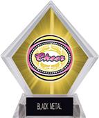 Awards Classic Cheer Yellow Diamond Ice Trophy