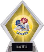 Hasty Awards HD Cheer Yellow Diamond Ice Trophy Hasty Awards HD Cheer Yellow Diamond Ice Trophy