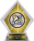Hasty Award Xtreme Cheer Yellow Diamond Ice Trophy