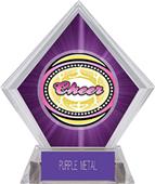 Awards Classic Cheer Purple Diamond Ice Trophy Awards Classic Cheer Purple Diamond Ice Trophy