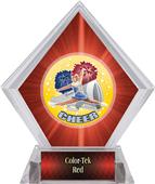 Hasty Awards HD Cheer Red Diamond Ice Trophy Hasty Awards HD Cheer Red Diamond Ice Trophy
