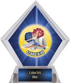 Hasty Awards HD Cheer Blue Diamond Ice Trophy