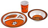 Collegiate Oklahoma State Kid's 3 Pc. Dish Set Collegiate Oklahoma State Kid's 3 Pc. Dish Set
