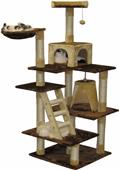 Go Pet Club 72"H Beige/Brown Cat Tree Go Pet Club 72"H Beige/Brown Cat Tree
