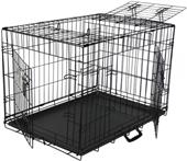 Go Pet Club Metal Dog Crate with 3-Door Divider Go Pet Club Metal Dog Crate with 3-Door Divider