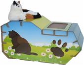 Go Pet Club Cat House Style Scratching Board Go Pet Club Cat House Style Scratching Board