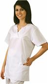 Adar Womens Empire Cut Semi-V Uniform Top Adar Womens Empire Cut Semi-V Uniform Top