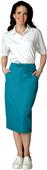 Adar Womens Mid-Calf Length Drawstring Skirt Adar Womens Mid-Calf Length Drawstring Skirt