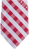 Eagles Wings NCAA Alabama Woven Poly Check Tie