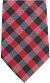 Eagles Wings NCAA Arkansas Woven Poly Check Tie