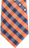 Eagles Wings NCAA Auburn Woven Poly Check Tie