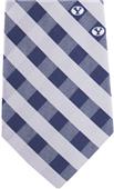 Eagles Wings NCAA BYU Cougars Woven Poly Check Tie