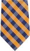 Eagles Wings NCAA Illinois Woven Poly Check Tie