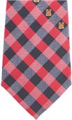 Eagles Wings NCAA Maryland Woven Poly Check Tie