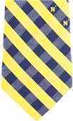 Eagles Wings NCAA US Naval Woven Poly Check Tie